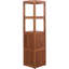 Sula Three-Level Teak Tower Floor Cabinet