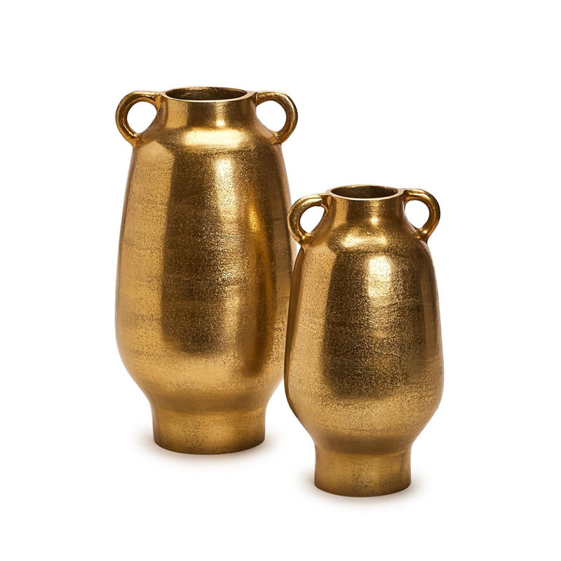 Set Of 2 Marrakech Golden Vase