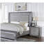 Table de chevet grise 1pc