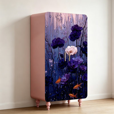 Modern double door French independent wardrobe