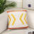 Cotton Geometric Throw Pillow