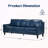 78.75'' Slipcovered Faux Leather Sofa