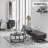 Naquanda Faux Leather Office Bench-1960066355
