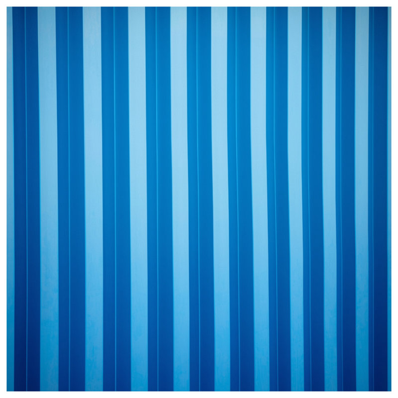 Rideaux à rayures verticales bleues, voilages et voilages à rayures - 1 panneau, Blockout, 50" x 80" - 1 Panel