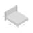 Brighton Upholstered Wingback Bed