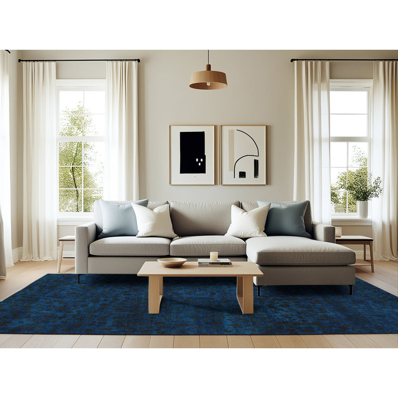 Tapis abstrait et abstrait 5155, Rectangle 6 pi x 9 pi