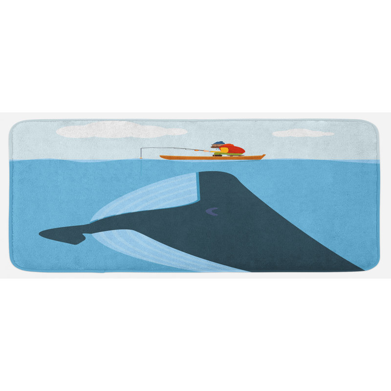 Tapis de cuisine baleine
