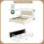 Velvet Upholstered Platform Bed