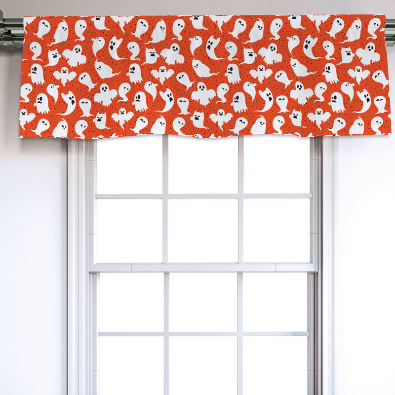 Sateen Ruffled Window Valance