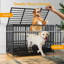 Cage à chien 48 po robuste à l'épreuve des fuites