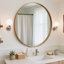 Karrina Accent Wood Round Mirror-1788654770-1788654796