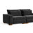 Kitson 89'' Recessed Arms Modular Sofa-662625236