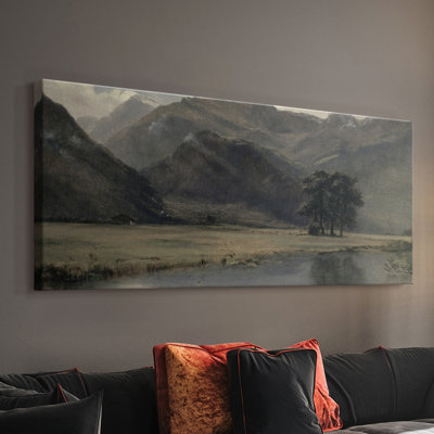 Série paysage - DCXV III - Toile tendue avec châssis - Prêt à accrocher