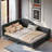 Upholstered Daybed With Headboard And Armrest-658167716-658167714