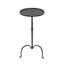 Table d'appoint à piédestal en fer rond 11,5 po Eisenman-133430807