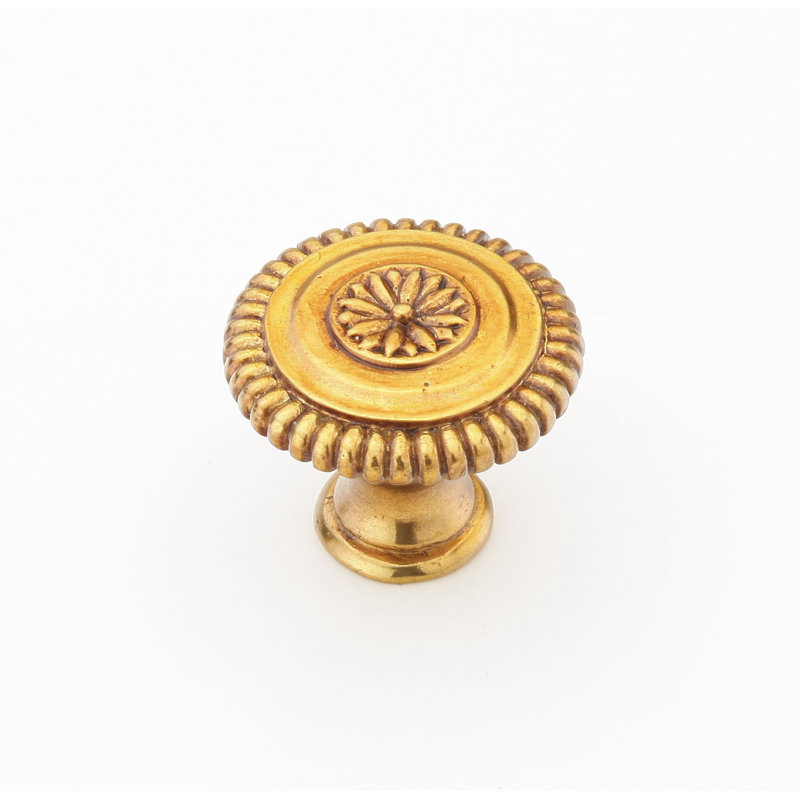 Sonata Round Knob, Paris Brass