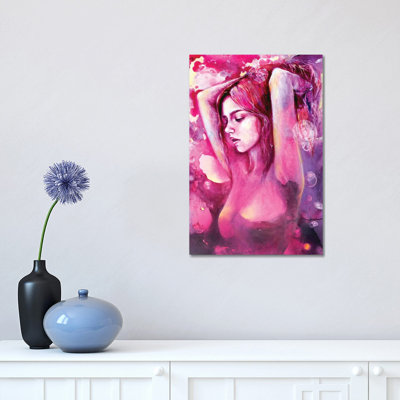 4 O'clock Flowers by Eury Kim - Wrapped Canvas Painting