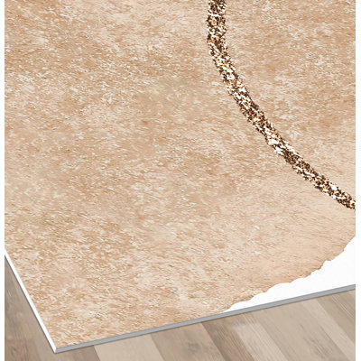 Desha Vinyl Machine Printed Area Rug