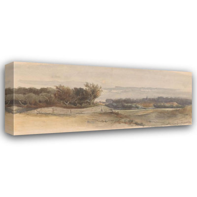 "Paysage panoramique" par Johan Hendrik Weissenbruch - Art mural sur toile tendue avec châssis
