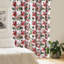 Red Barrel Studio® Ladybugs 4-Panel Curtains, Hibiscus Exotic Flora Red Coral Green-310549849