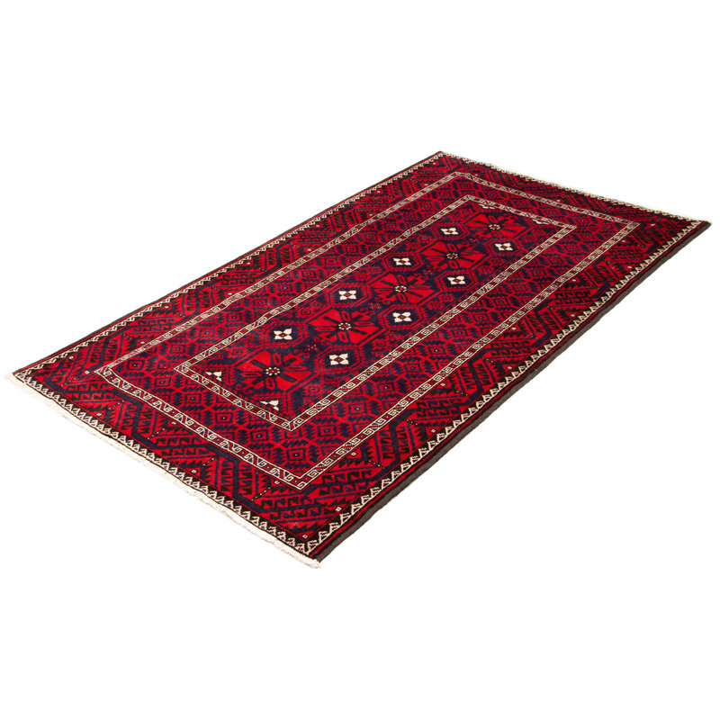 Tapis de couloir unique en laine noué à la main 4 pi 10 po x 9 pi 1 po nouvel âge Kalgoorlie