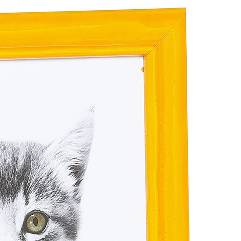 Cadre photo Lavo, 4 po x 6 po, Jaune scintillant