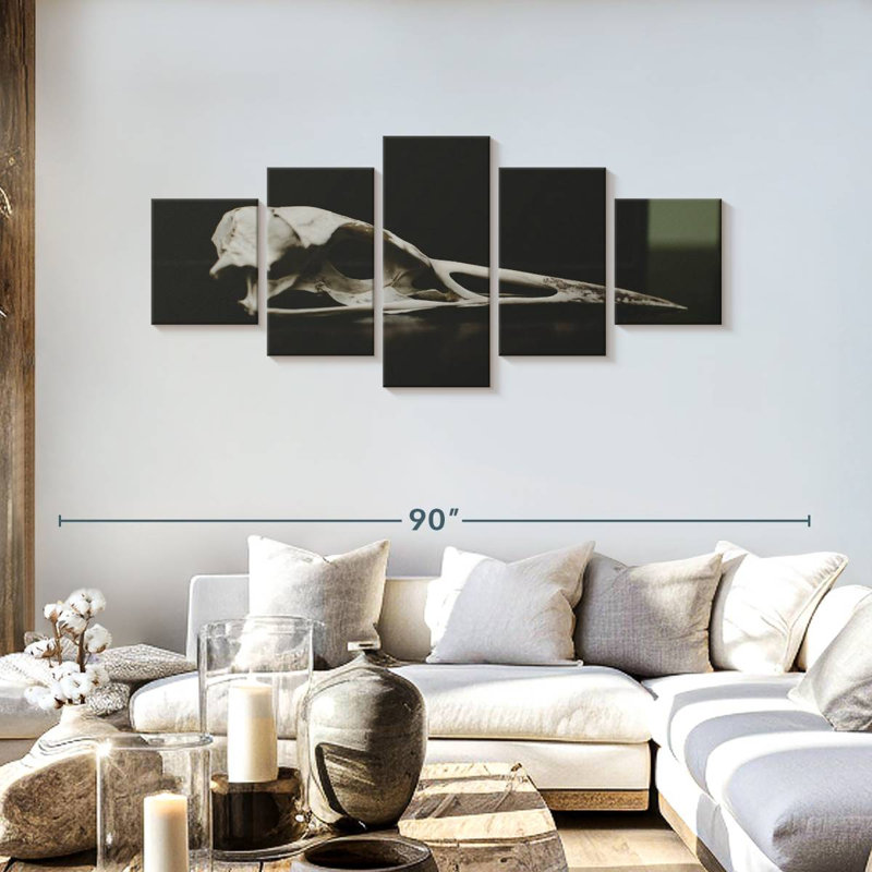 Bird Skull, 30" H x 68" W