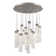 Minx Cluster LED Lights Round Pendant