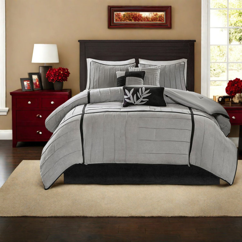 Soft Bedding Sets, Faux Suede Full Size Modern Comfort For Home
