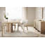 Asana 106 " with Solid Wood Base Dining Table