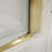 32-34 In.W X 72 In.H Pivot Frameless Shower Door,1/4 In. Clear Glass Pivot Swing Shower Doors In Brushed Gold,Pivot Shower Door Reversible Installation