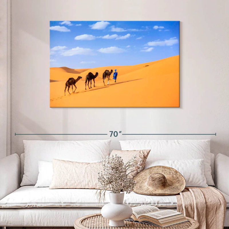 Brampt Traveling Camels, 30'' H x 45'' W