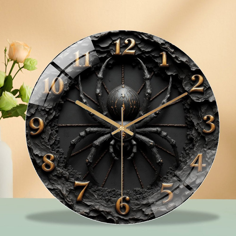 Horloge murale Spider