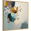 «Abstraction Aqua Blooms IV» par Wrenn, reproduction d'art sur toile encadrée-348306805