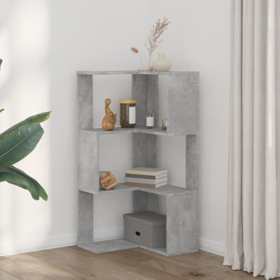 Corner Bookcase 5-Tier 50X50 Cm Engineered Wood