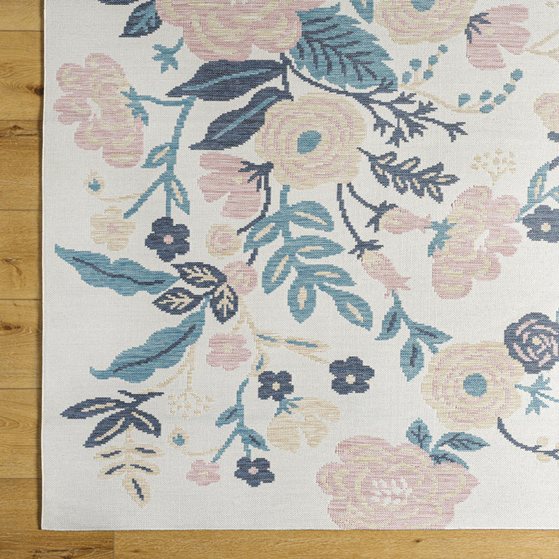 Tapis intérieur / extérieur rectangulaire Yumie, Rectangle 7 pi 10 po x 10 pi