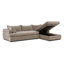 Canapé modulaire avec rangement Fauve brun Ferland-1805403204