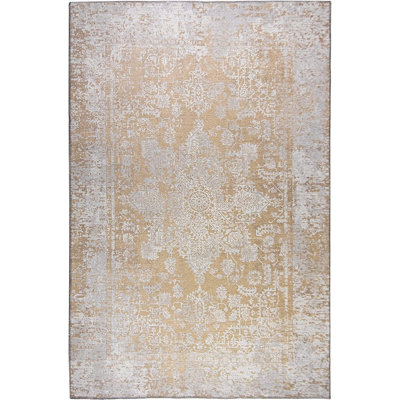 Chantay 3'3" x 5' Rectangle Polypropylene Area Rug in Beige