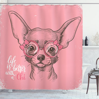 Shower Curtain with Hooks Included