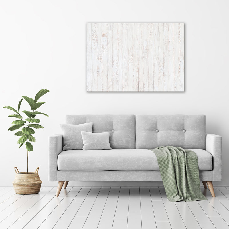 Wooden Background - Wrapped Canvas Print