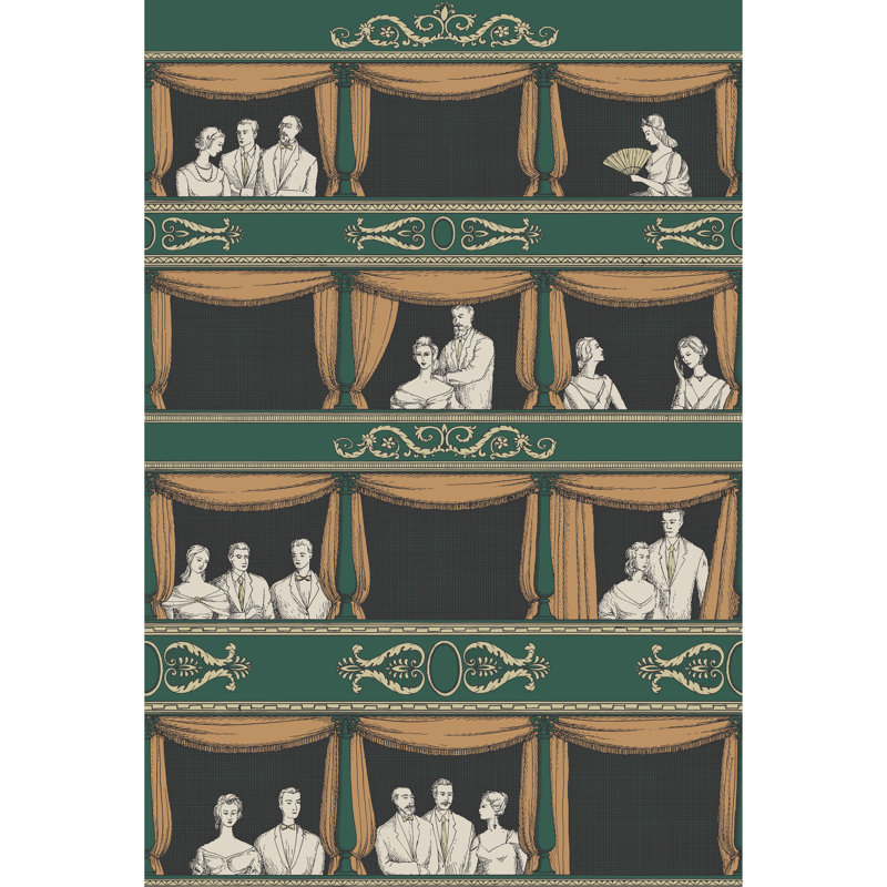 Fornasetti Wallpaper Roll, Ballet Slipper