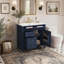 Meuble-lavabo moderne de 36 pouces avec lavabo supérieur, grand espace de rangement et design minimaliste élégant pour une utilisation efficace de l'espace.-600713664