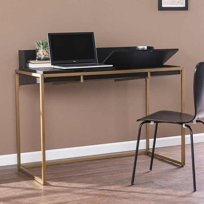 Bureau rabattable avec rangement Caldlin