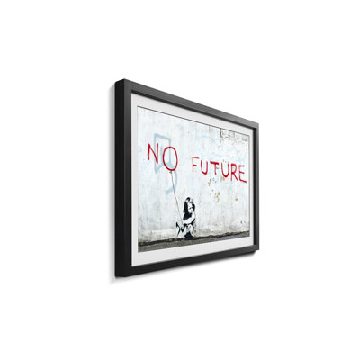 Streetart No.10 by Banksy - Single Picture Frame Print