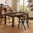 Convertible Gaming & Dining Table - 66"X36"X29.5" Multi-Purpose Desk With Felt-Lined Play Surface