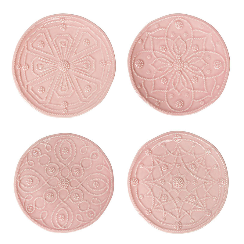 Jardins du Monde Side/Cocktail Plates (Set of4)