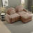 Cloud Soft Teddy Sectionals, 2 Seat Modern Modular Sofa For Home