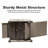 Outdoor Recliner Chair, Patio Recliner With Flip Table Push Back-1208708876