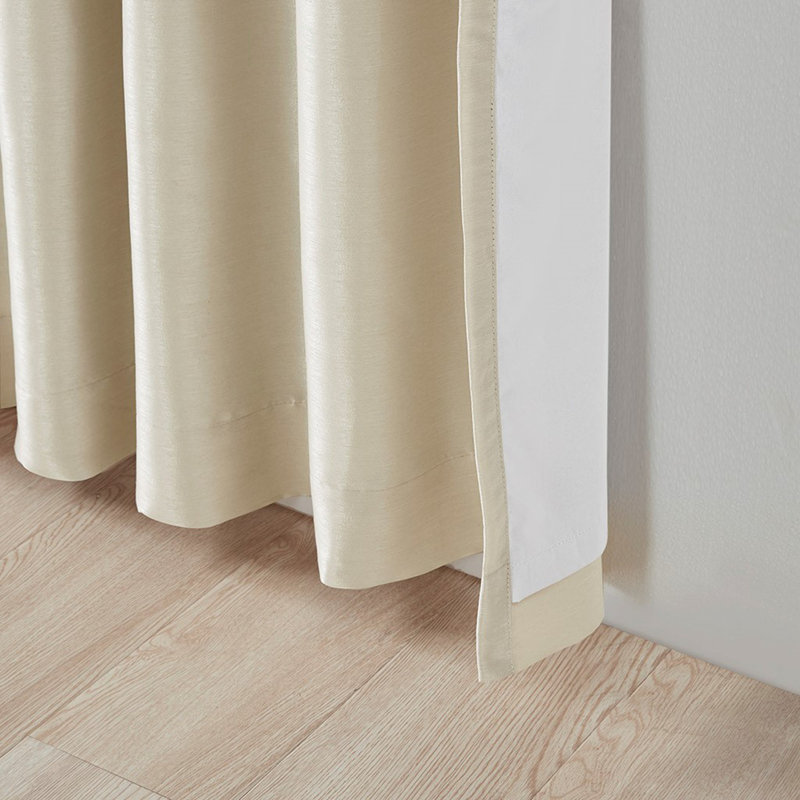 Panneau de rideau occultant Twist Tab 50X84, Champagne, L 50,02 po x L 84,03 po