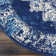 Burnie Oriental Blue/White Area Rug